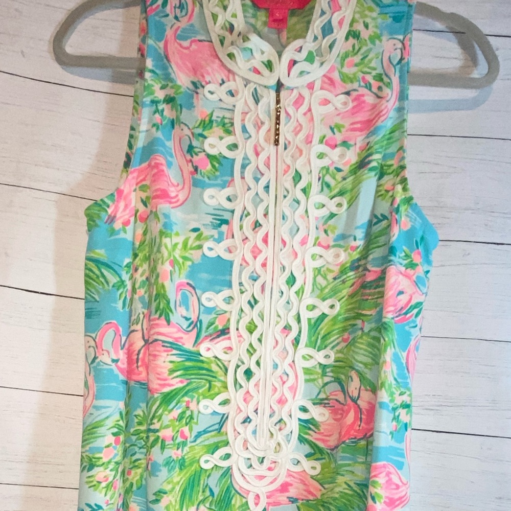 Lilly pulitzer Flamingo dress - Picture 9 of 14